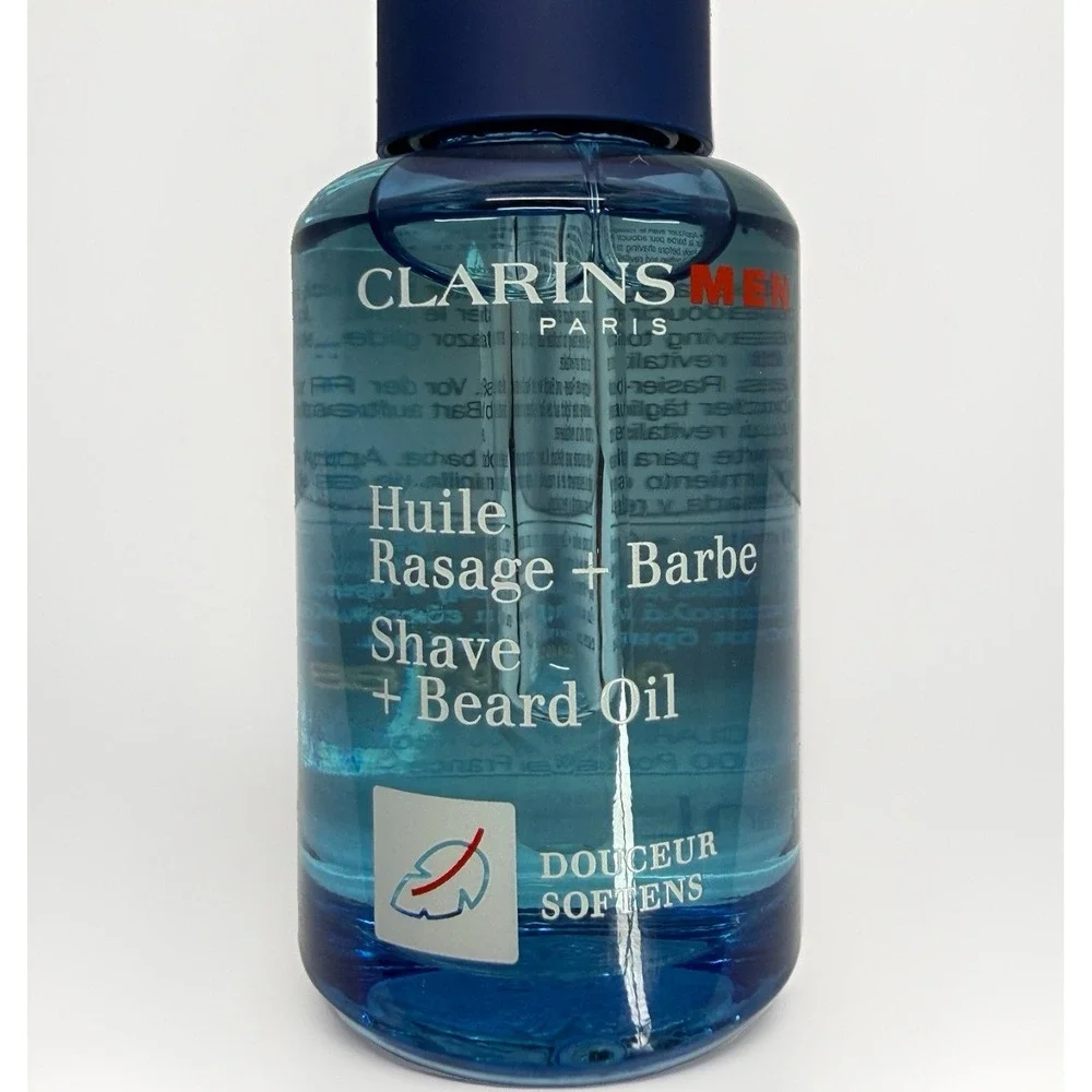 CLARINS MEN SHAVE BEARD OIL SOFTENS 30 ML/1 FL.OZ.